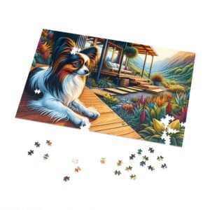 1000-Piece Papillon On or Off-Grid Cabin Puzzle Vibrant Mountain Escape Puzzle Adult Puzzle Game Animal Puzzle Gift - Image 2