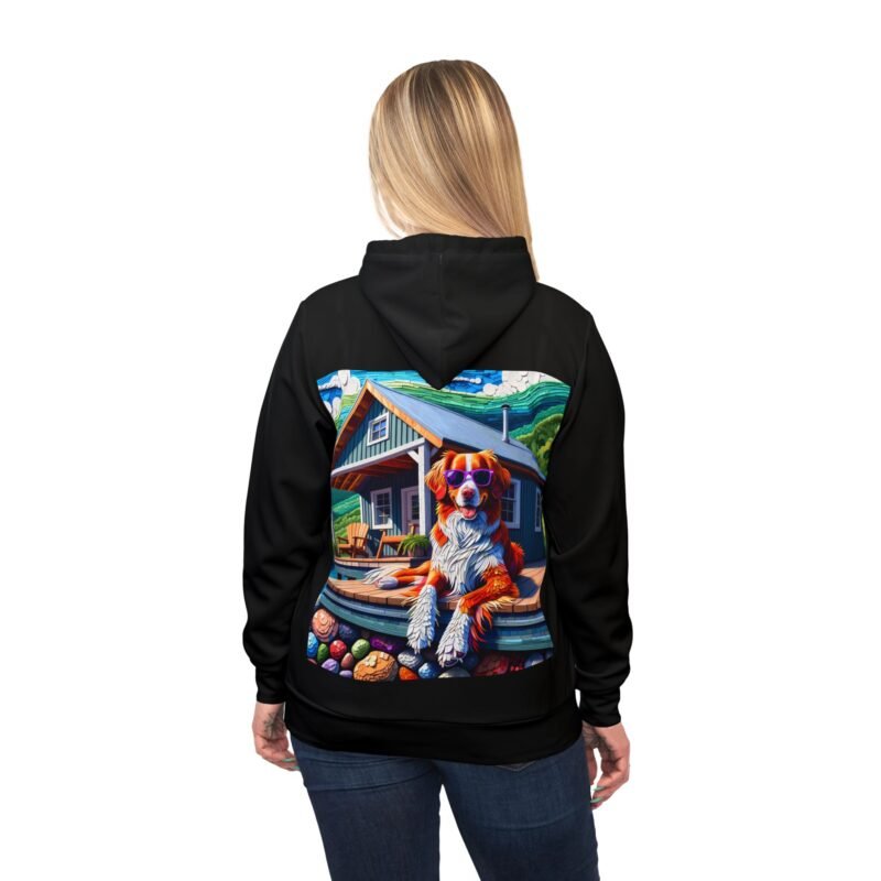 Brittany Mosaic Hoodie - Rustic Mountain Cabin Edition - Image 6