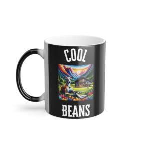 Whippet Paper Mosaic Color Changing Mug - Rural Mountain Retreat Edition - Image 2