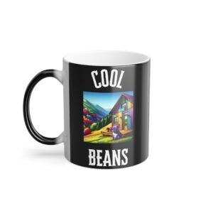French Bulldog Mountain Retreat Color Changing Mug - Vibrant Cabin Edition - Image 2