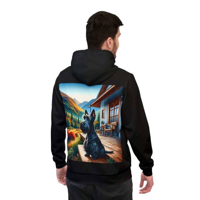 Scottish Terrier Alert Hoodie - Vibrant Porch Edition - Image 4