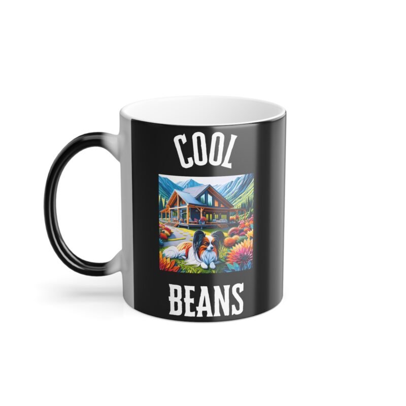 Papillon Mosaic Color Changing Mug - Rural Mountain Retreat Edition - Image 2