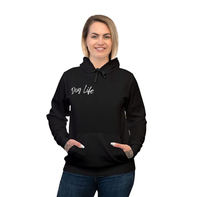Boxer Mosaic Hoodie - Vibrant Mountain Cabin Edition - Image 5