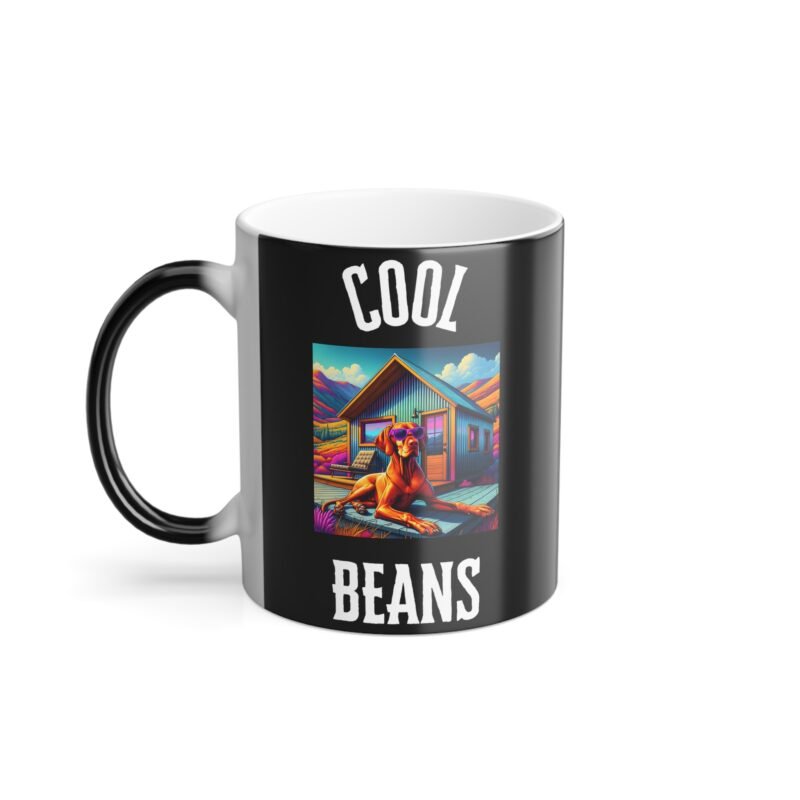 Vizsla Color Changing Mug - Purple Sunglasses Mountain Retreat Edition - Image 2