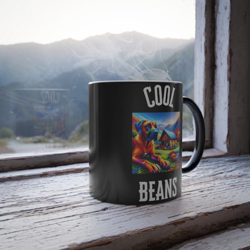 Rhodesian Ridgeback Color Changing Mug - Vibrant Mountain Retreat Edition - Image 4