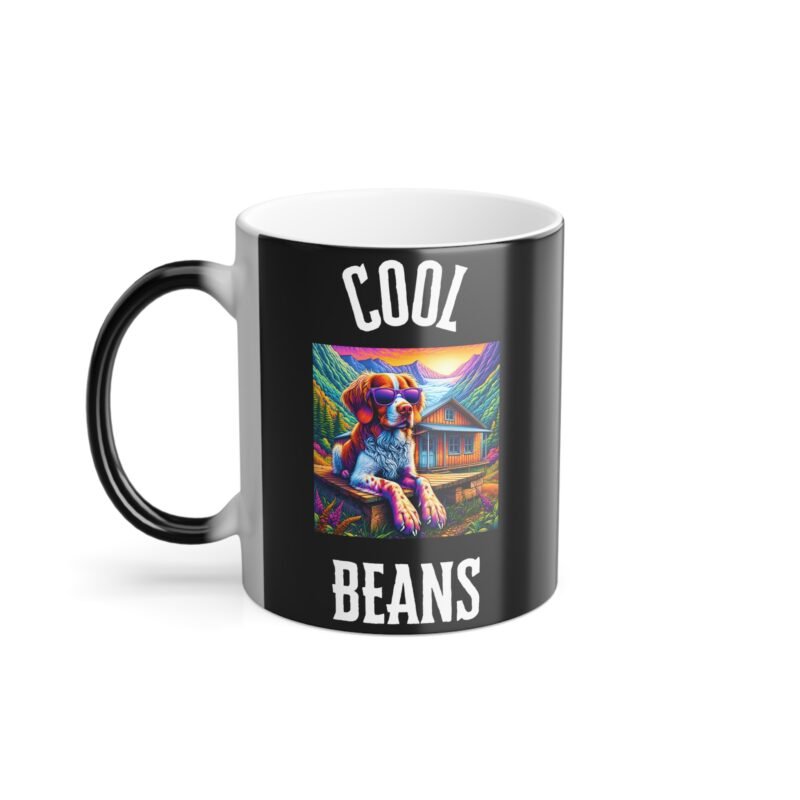 Brittany Chill Color Changing Mug - Purple Sunglasses Mountain Edition - Image 2