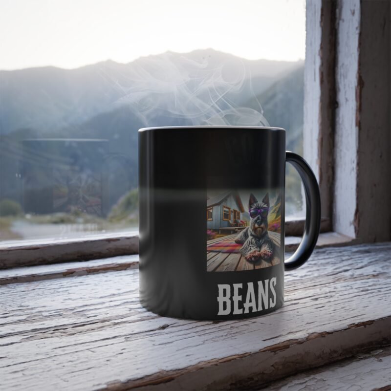 Scottish Terrier Color Changing Mug - Purple Sunglasses Mountain Retreat Edition - Image 5