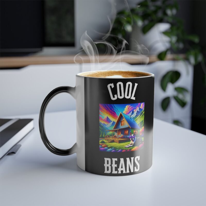 Boston Terrier Mountain Escape Color Changing Mug - Vibrant Cabin Edition - Image 3
