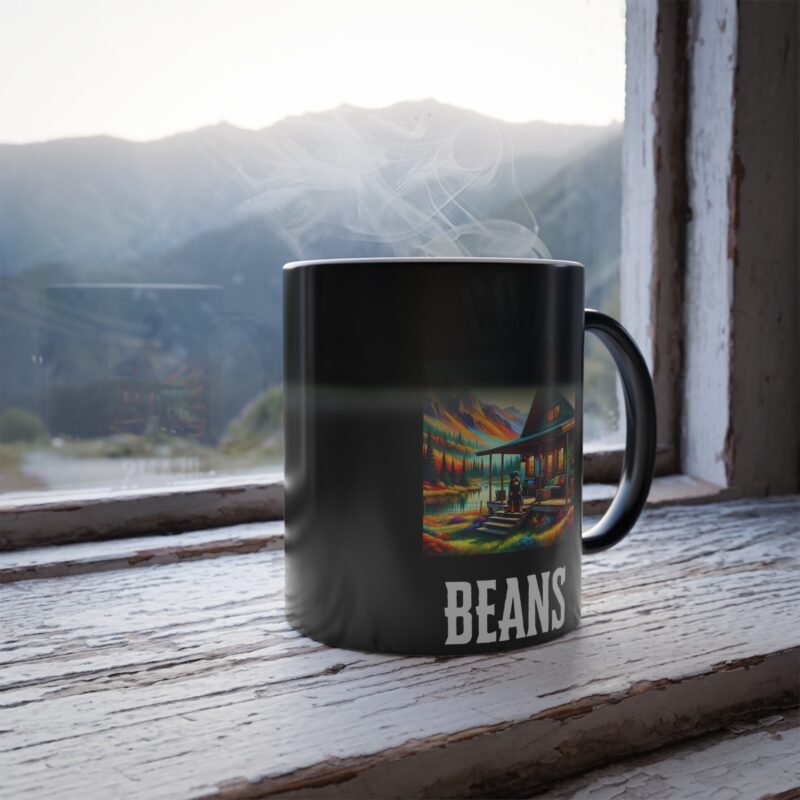 Rottweiler Color Changing Mug - Vibrant Rural Mountain Retreat Edition - Image 5