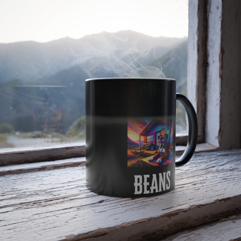 Boxer Mountain Retreat Color Changing Mug - Vibrant Cabin Edition - Image 5