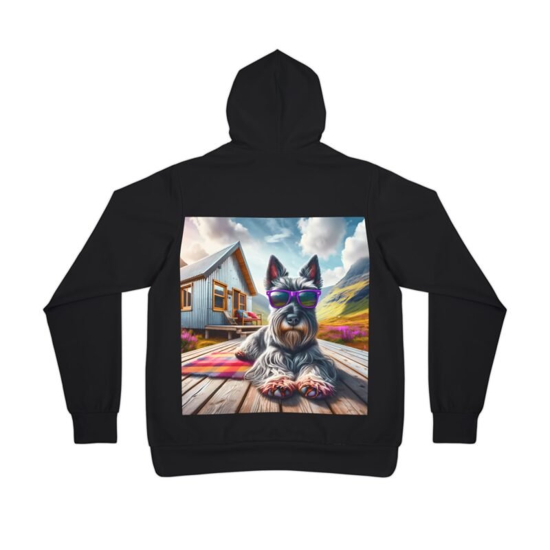 Scottish Terrier Chill Hoodie - Purple Sunglasses Edition - Image 2