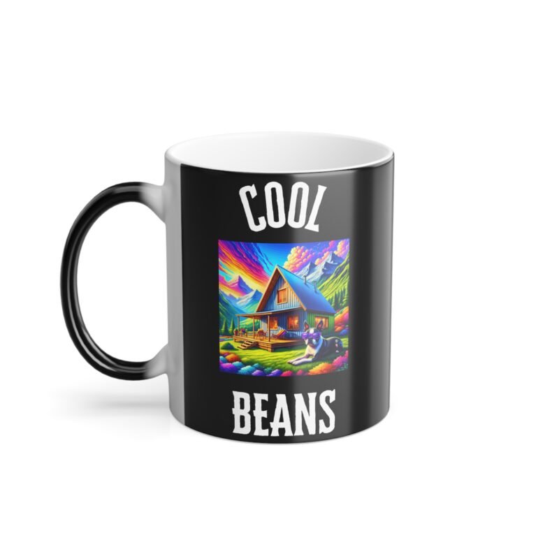 Boston Terrier Mountain Escape Color Changing Mug - Vibrant Cabin Edition - Image 2