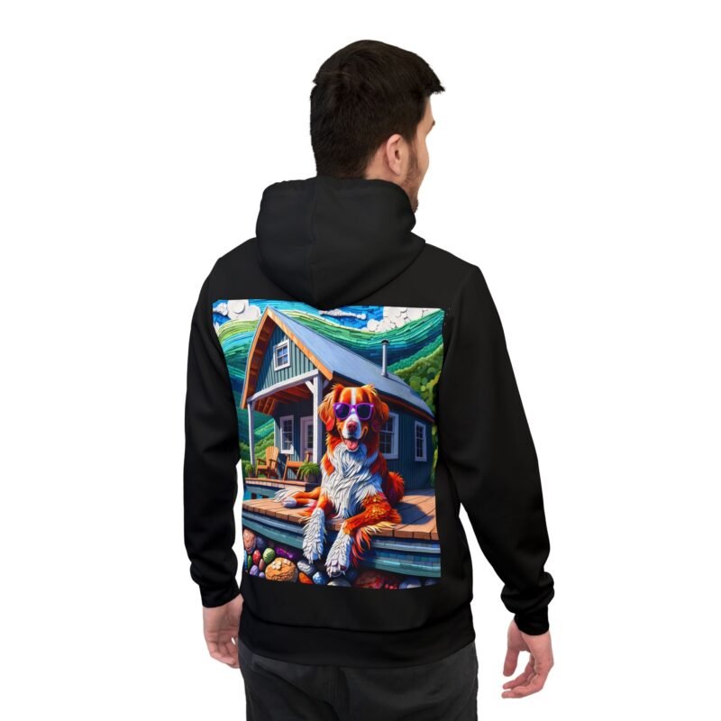 Brittany Mosaic Hoodie - Rustic Mountain Cabin Edition - Image 4