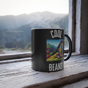 French Bulldog Mountain Retreat Color Changing Mug - Vibrant Cabin Edition - Image 4
