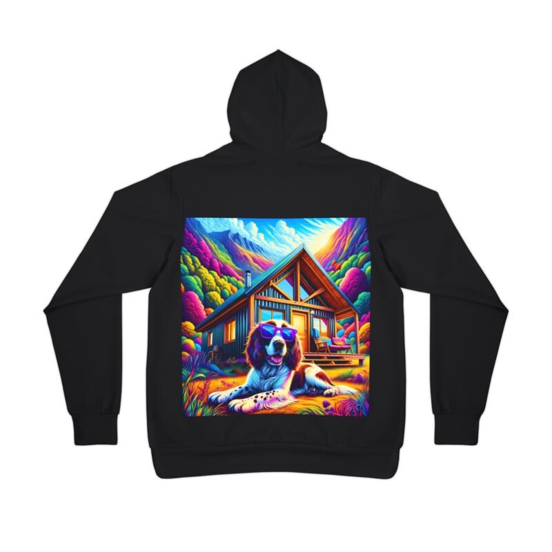 English Springer Spaniel Chill Hoodie - Purple Sunglasses Edition - Image 2