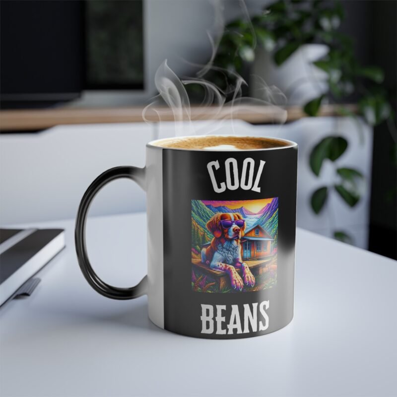 Brittany Chill Color Changing Mug - Purple Sunglasses Mountain Edition - Image 3