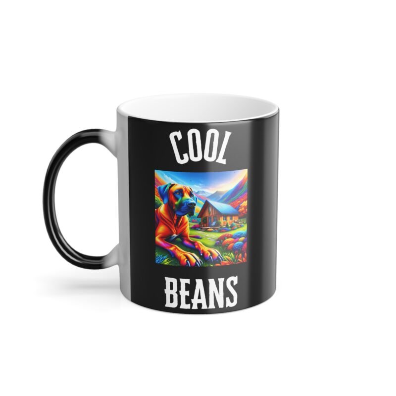 Rhodesian Ridgeback Color Changing Mug - Vibrant Mountain Retreat Edition - Image 2