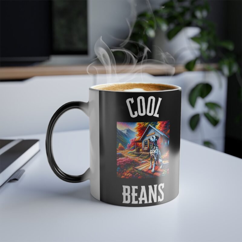 Dalmatian Mountain Retreat Color Changing Mug - Vibrant Cabin Edition - Image 3