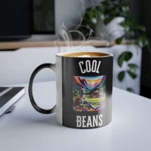 Whippet Paper Mosaic Color Changing Mug - Rural Mountain Retreat Edition - Image 3