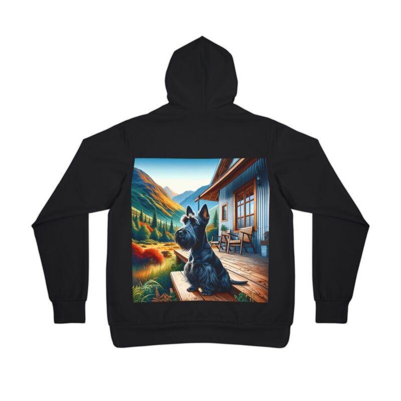 Scottish Terrier Alert Hoodie - Vibrant Porch Edition - Image 2