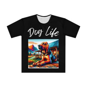 Bloodhound Alert T-Shirt - Vibrant Porch Edition - Image 3
