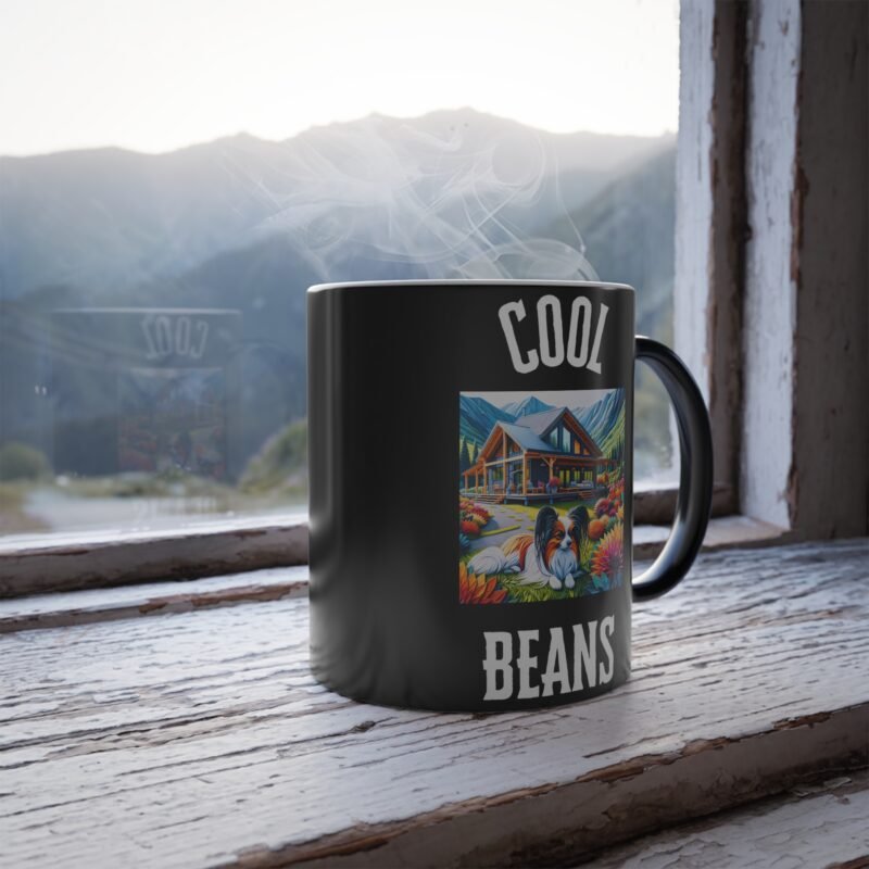 Papillon Mosaic Color Changing Mug - Rural Mountain Retreat Edition - Image 4