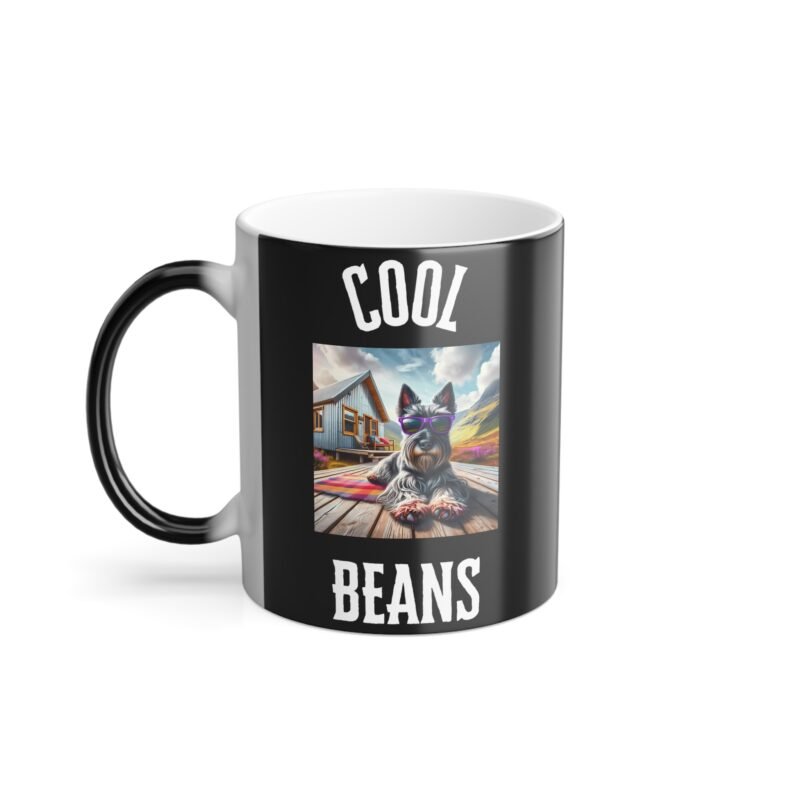 Scottish Terrier Color Changing Mug - Purple Sunglasses Mountain Retreat Edition - Image 2