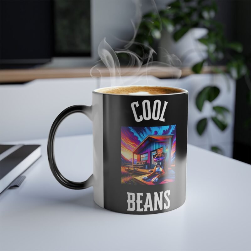 Boxer Mountain Retreat Color Changing Mug - Vibrant Cabin Edition - Image 3