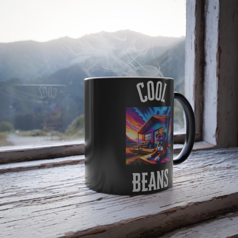 Boxer Mountain Retreat Color Changing Mug - Vibrant Cabin Edition - Image 4