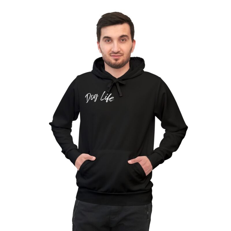 Boxer Mosaic Hoodie - Vibrant Mountain Cabin Edition - Image 3