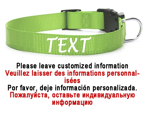 Personalized Dog Collar Custom Pet Customized ID Collar Name and Phone Number Nylon Necklace Small Medium Large Accessories - Image 11