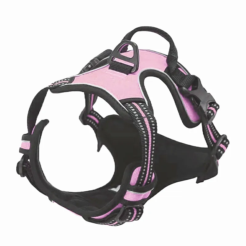 Dog Harness No-Pull Service Vest with Reflective Adjustable Soft Padded Comfortable for Outdoor Easy Walking No Choke for Pets - Image 8