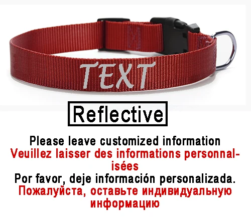 Personalized Dog Collar Custom Pet Customized ID Collar Name and Phone Number Nylon Necklace Small Medium Large Accessories - Image 18