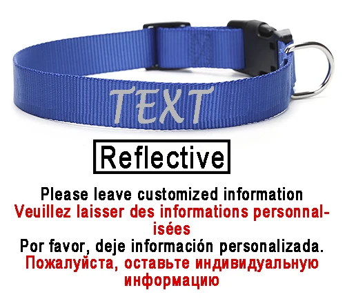 Personalized Dog Collar Custom Pet Customized ID Collar Name and Phone Number Nylon Necklace Small Medium Large Accessories - Image 22