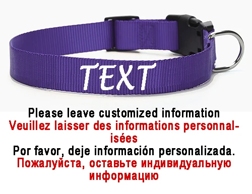 Personalized Dog Collar Custom Pet Customized ID Collar Name and Phone Number Nylon Necklace Small Medium Large Accessories - Image 14