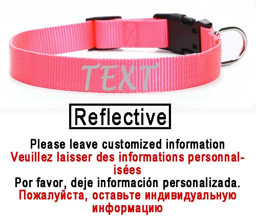 Personalized Dog Collar Custom Pet Customized ID Collar Name and Phone Number Nylon Necklace Small Medium Large Accessories - Image 24