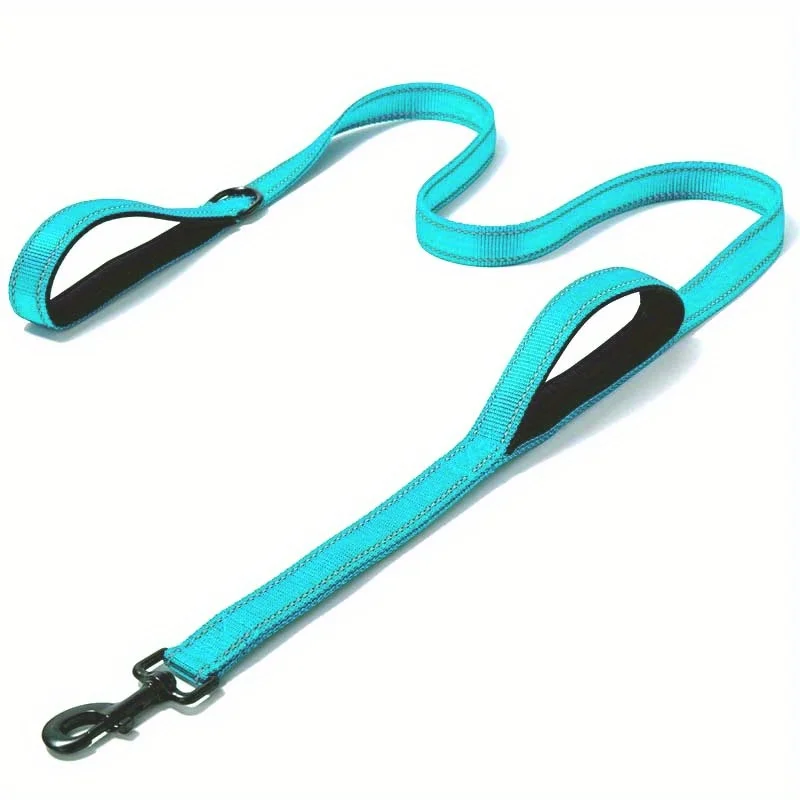 Long Traffic Padded Two Handle Heavy Duty Double Handle Nylon Dog Leash For Training Control - Image 8