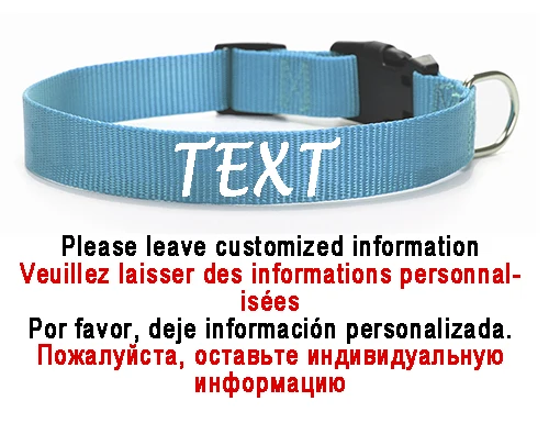 Personalized Dog Collar Custom Pet Customized ID Collar Name and Phone Number Nylon Necklace Small Medium Large Accessories - Image 13